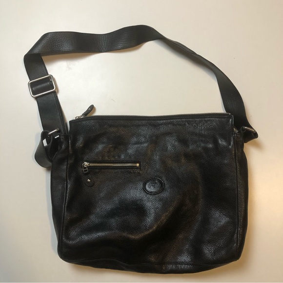 Roots Bags Roots Genuine Leather Black Laptop Bag Adult Poshmark